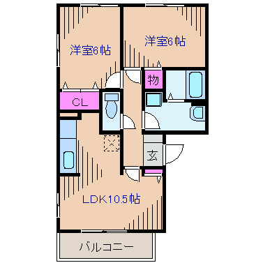 ドエルＫⅡ 間取り
