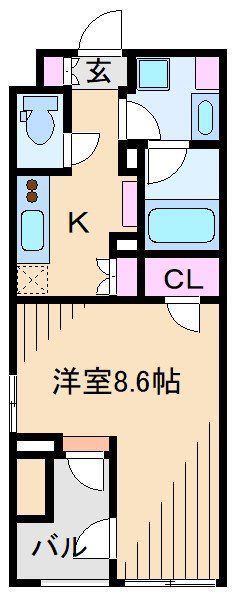 スタイリオ元住吉Ⅱ 間取り