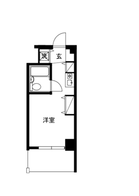 コスモハイム元住吉 間取り