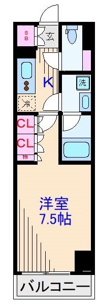 ルーブル川崎上平間弐番館 間取り
