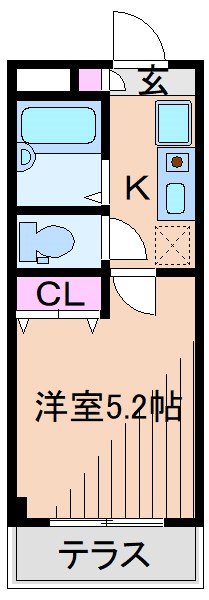 TOEIアパートメント 間取り