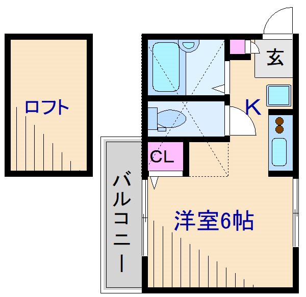 クレドアネックス白楽 間取り
