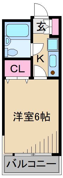 ラコスタ新丸子Ⅱ 間取り