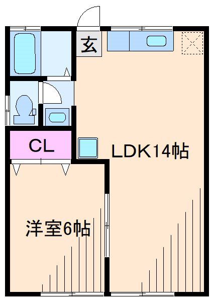 明和荘A棟 間取り