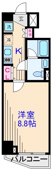 神奈川県川崎市中原区市ノ坪 間取り