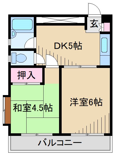 ハイタウン新丸子№2 間取り