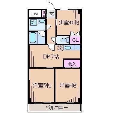 グランドゥールオークラNO.1 間取り