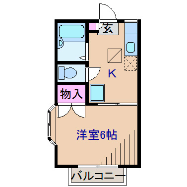 サンパレスいづみＡ 間取り