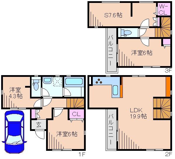 Kolet横浜大倉山 間取り