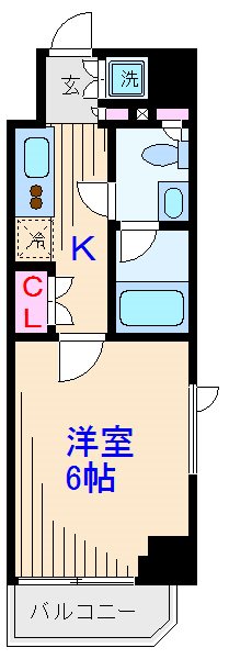 ルーブル新丸子 間取り