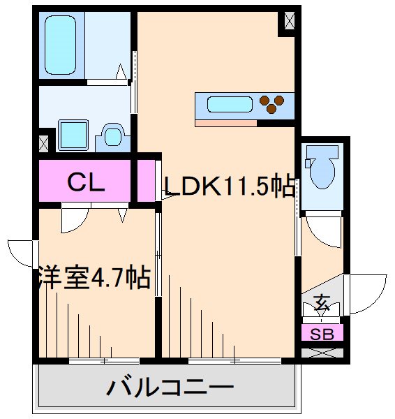 ruwe(ルーヴェ） 間取り