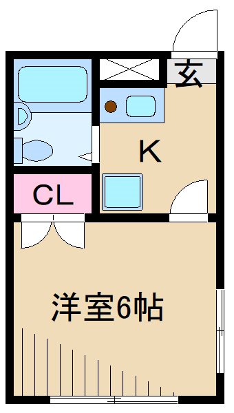 スカイコート武蔵小杉第5 間取り