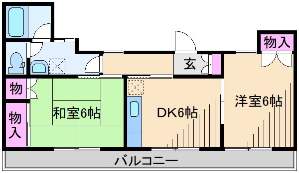 グリーンハイム伊東 間取り