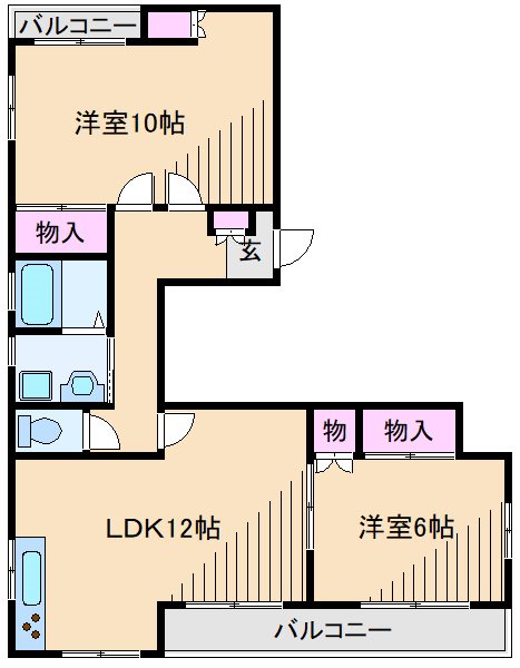FKビル武蔵中原 間取り