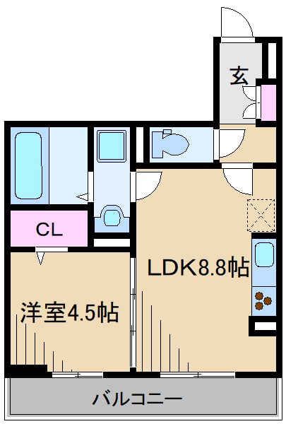 D Paina日吉本町Ⅱ 間取り