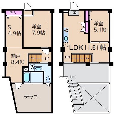 元住吉アートフラッツ 間取り