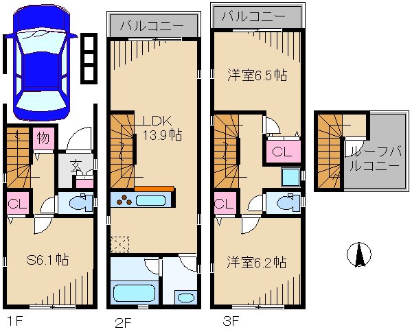 Kolet平間♯23 間取り