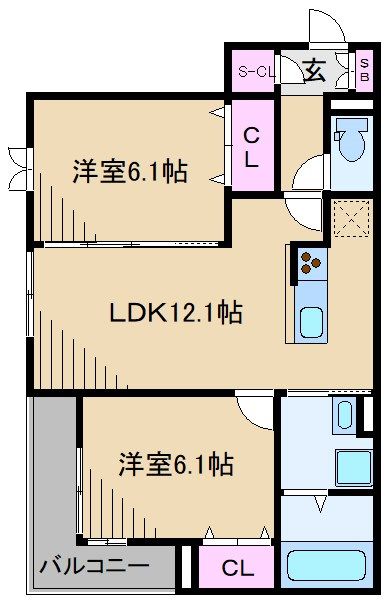 ゼフィール 間取り