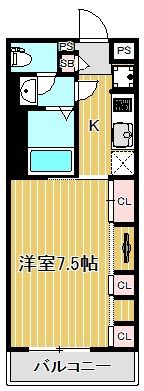 リブリ・武蔵新城 間取り