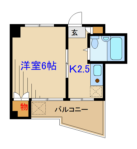 ルミエールたちばな 間取り