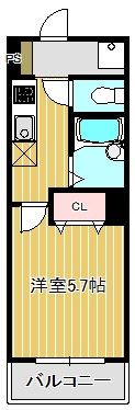 サンパティーク新丸子 間取り