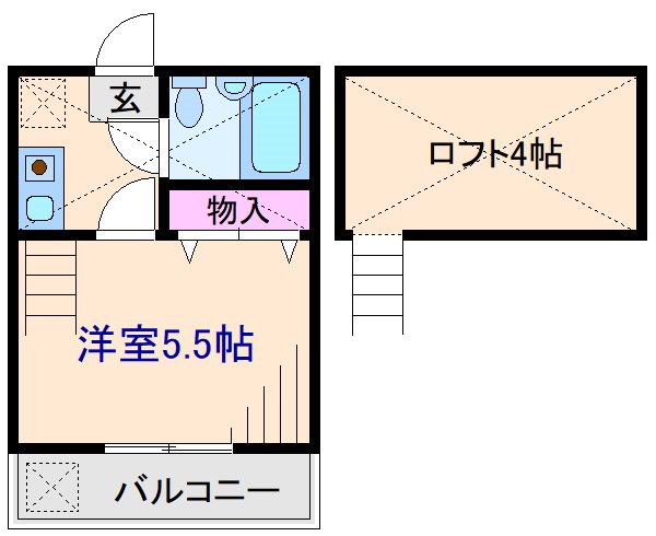 コーポ中野 間取り
