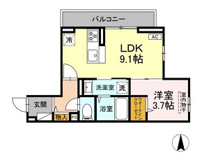 D　Paina松見町 間取り