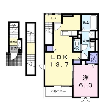 クレール東寺尾 間取り