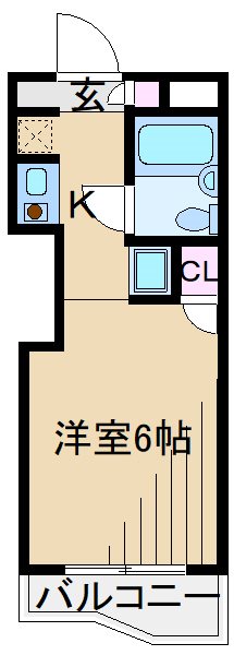スカイコート綱島第２ 間取り
