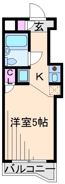 スカイコート綱島第２ 間取り