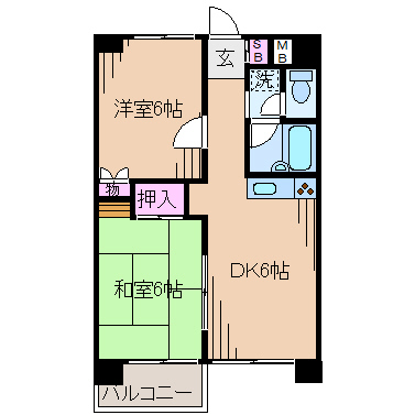 カピトール川崎  間取り