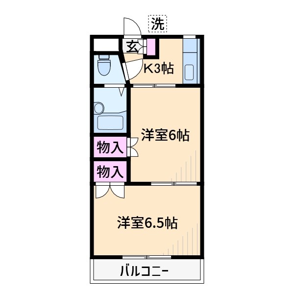 ヤマダハイツ 間取り
