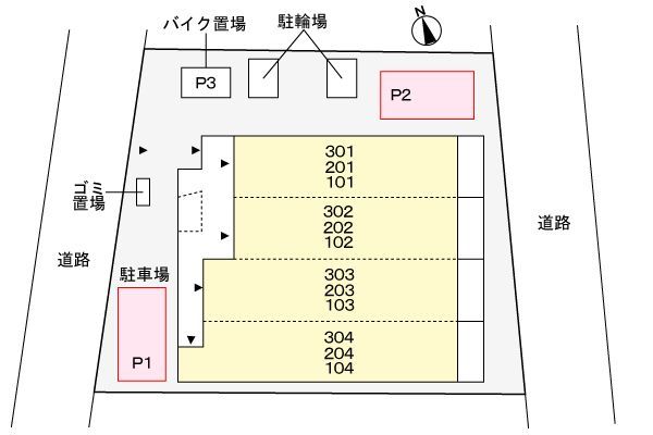 エトワールガーデン 駐車場