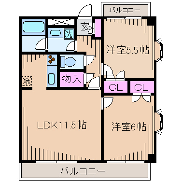 フェニックスコート 間取り