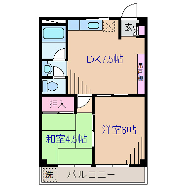 大倉山マンション 間取り