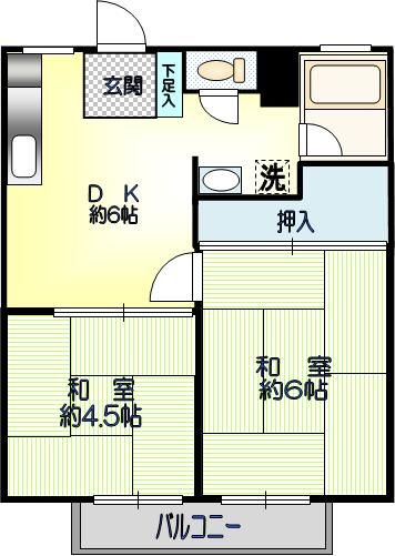 ハイツドリームＢ 間取り
