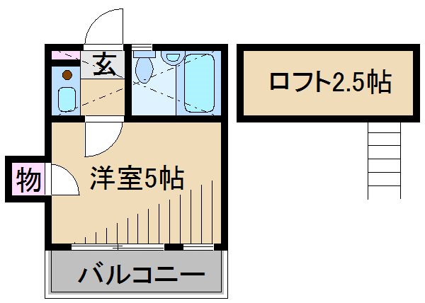 オメガパレス2丁目 間取り