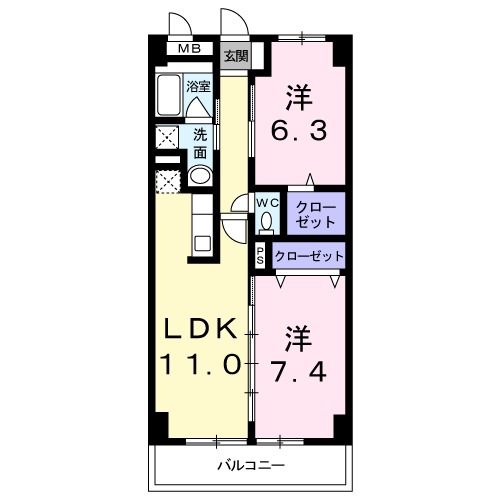 ピオニー 間取り