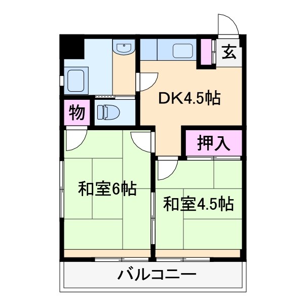 新横浜ハイツ 間取り