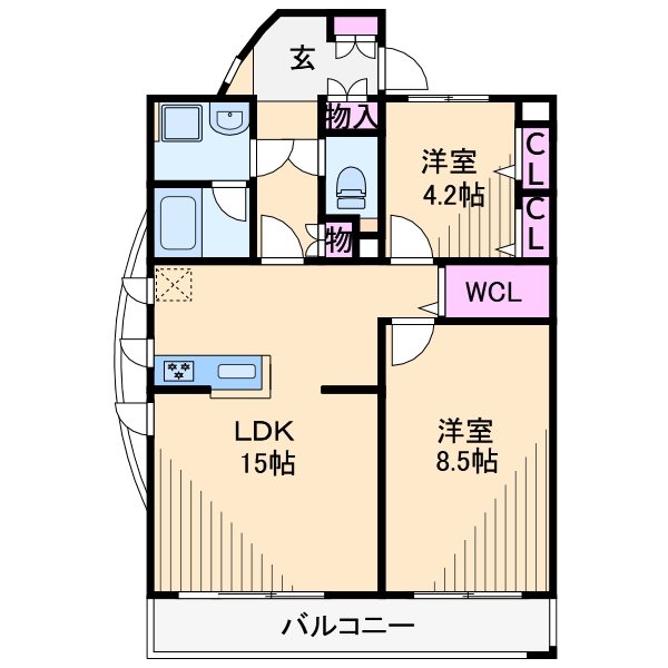 トゥインクルスター篠原 間取り