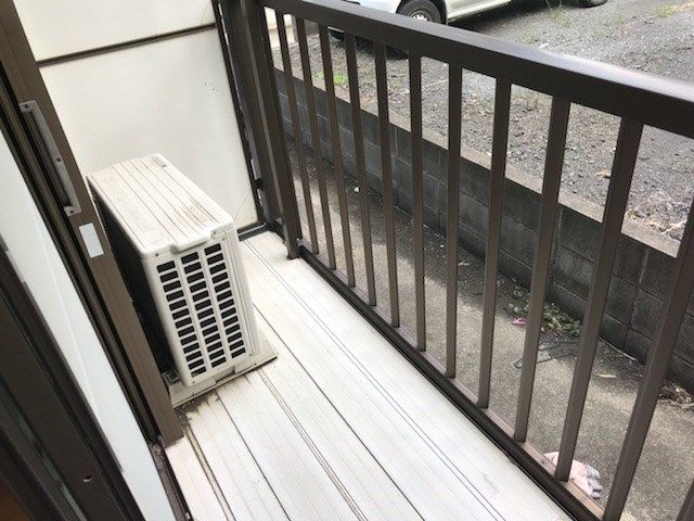 ハイム愛花D ベランダ