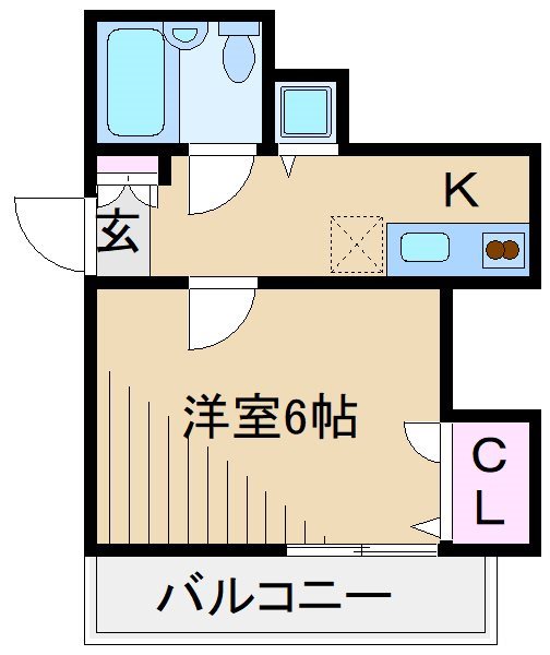 シャトー妙蓮寺 間取り