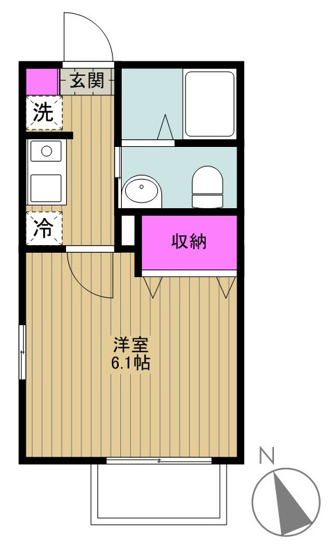 フラットエイトＢ 間取り