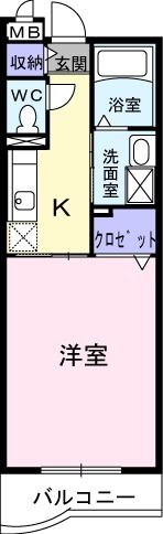 グリシーヌＫ 間取り