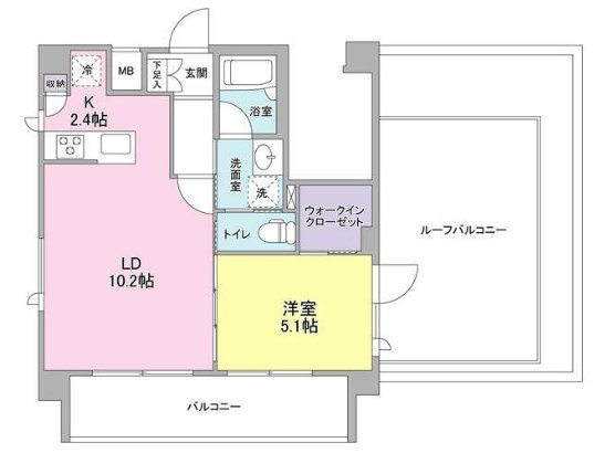 スタイリオ妙蓮寺Ⅱ 間取り