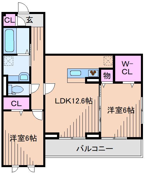 アベニール大倉山 間取り