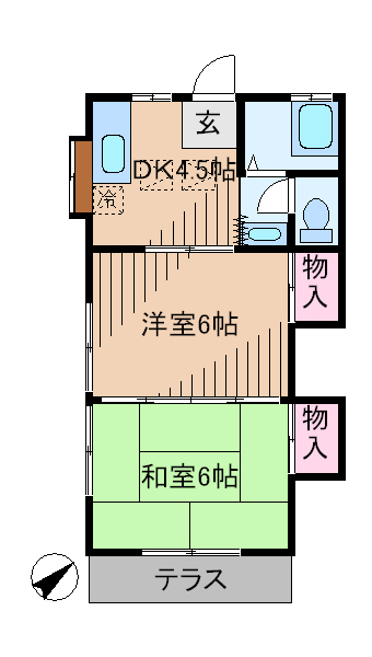 コーポ井上 間取り