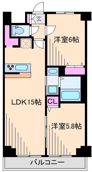 アソシエール大倉山 間取り