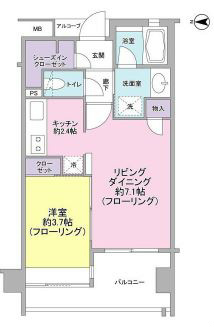 アイムズ新丸子 間取り