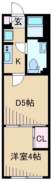 グローリオシェルト新丸子 間取り